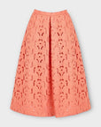 Oasis Cutwork Midi Skirt - 10
