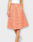 Oasis Cutwork Midi Skirt - 10