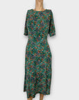 Oasis Confetti Print Midi Dress - S