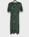 Oasis Confetti Print Midi Dress - S