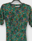 Oasis Confetti Print Midi Dress - S