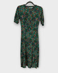 Oasis Confetti Print Midi Dress - S