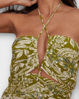 Oasis Embellished Cut Out Keyhole Midi Dress - 6/8