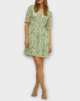 Oasis Embellished Floral Mini Dress - 10