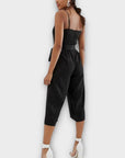 Oasis Jacquard Spot Culotte Jumpsuit - 10