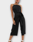 Oasis Jacquard Spot Culotte Jumpsuit - 10