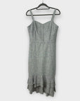Oasis Linen Blend Midi Dress - 8