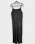 Oasis Metallic Maxi Dress - M