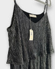 Oasis Metallic Maxi Dress - M