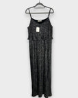 Oasis Metallic Maxi Dress - M