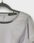 Oasis Striped Cotton Top - 10
