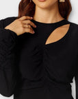 Object Patti Ruched Maxi Dress - 6