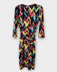 Onjenu Kiki Zig Zag Knee Length Dress - 8