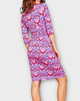 Onjenu Kiki Zig Zag Knee Length Dress - 8