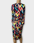 Onjenu Kiki Zig Zag Knee Length Dress - 8