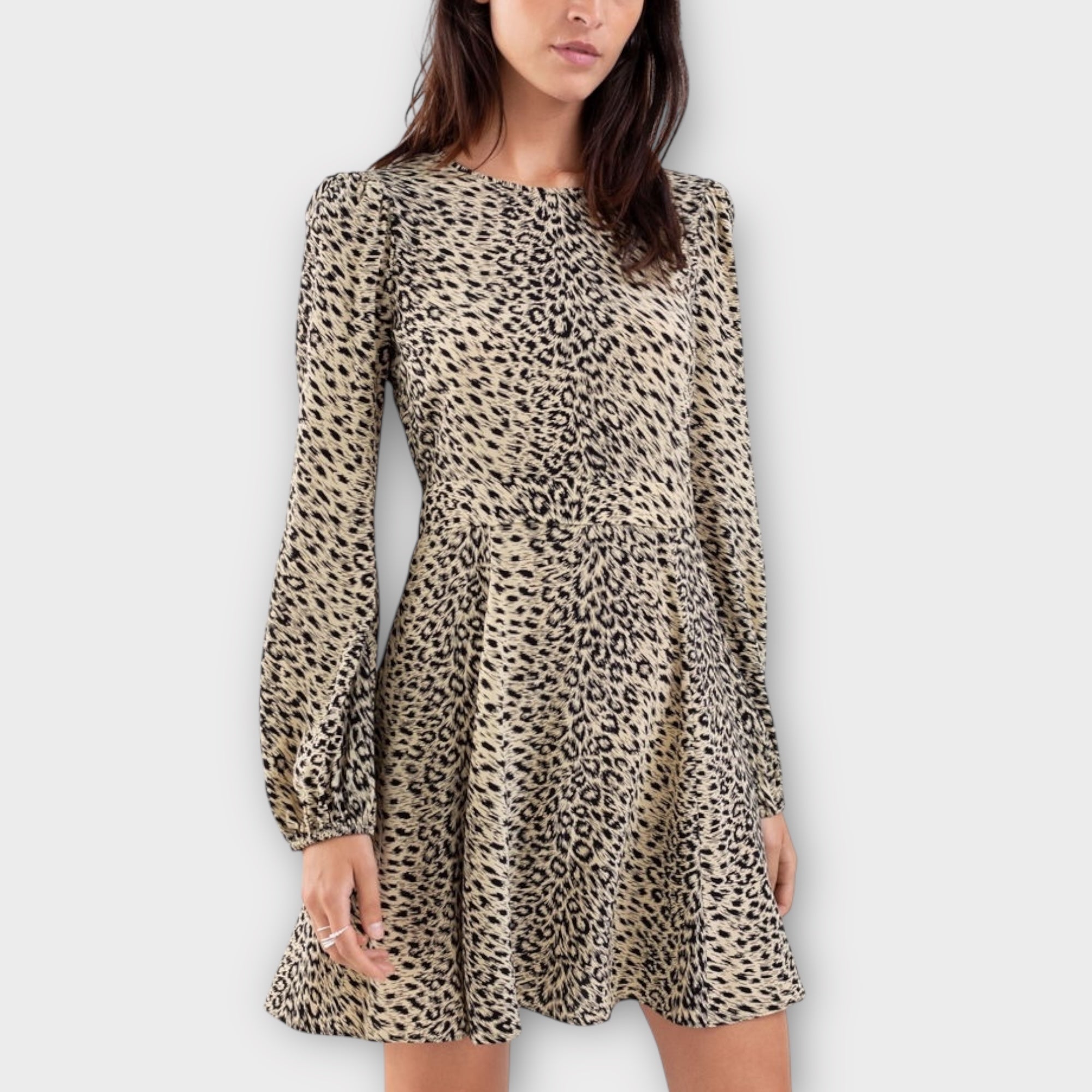 & Other Stories Animal Print Dress - 10