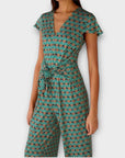 Oui Art Deco Print Jumpsuit - 8