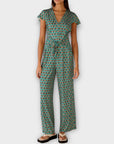 Oui Art Deco Print Jumpsuit - 8