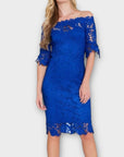 Petite Paper Dolls Lace Crochet Dress - 10