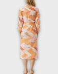 Part Two Binti Zig Zag Cotton Shirt Dress - 8/10