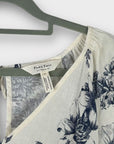 Part Two Rosalyn Linen Blend Floral Blouse - 14/16