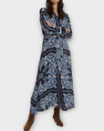 Part Two Scarf Print Midi Dress - 10