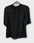 Part Two Textured Sheer Blouse - 12