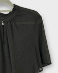 Part Two Textured Sheer Blouse - 12