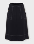Phase Eight Castielle A-line Stitch Skirt - 8