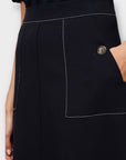 Phase Eight Castielle A-line Stitch Skirt - 8