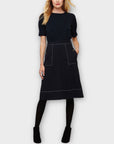 Phase Eight Castielle A-line Stitch Skirt - 8