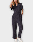 Phase Eight Laila Ditsy Star Print Jumpsuit - 10