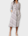 Phase Eight Sansa Stripe Midi Shirt Dress - 10