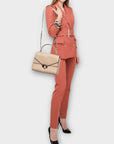 Michael Kors Kinsley Top Handle Leather Bag