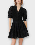 Maje Rayanette Guipure-Lace Skater Dress - 12
