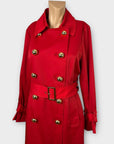 I.N.C Gold Button Trench Coat - 12/14 (M)