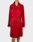 I.N.C Gold Button Trench Coat - 12/14 (M)