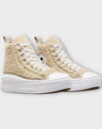 Converse Chuck Taylor Platform Sherpa Trainers - 3/35.5