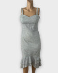 Oasis Linen Blend Midi Dress - 8