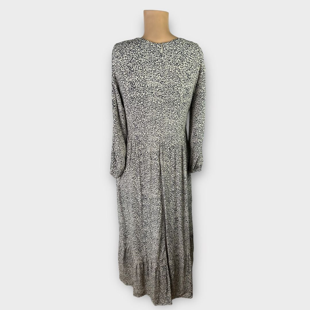 Oasis Ditsy Print Midi Dress - 10