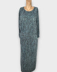 Oliver Bonas Floral Plisse Midi Dress - 16