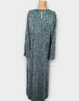 Oliver Bonas Floral Plisse Midi Dress - 16