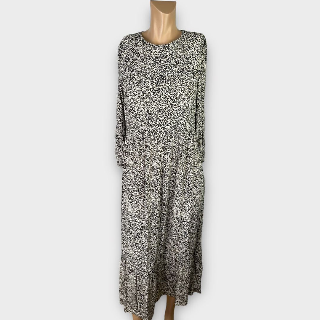 Oasis Ditsy Print Midi Dress - 10