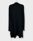 All Saints Cross Merino Wool Cardigan - 14 (L)