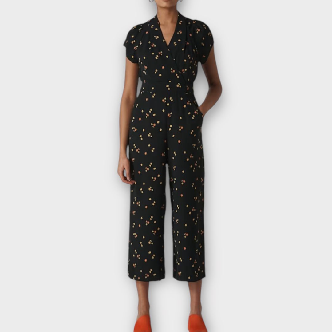 Whistles Floral Tie Back Jumpsuit - 6