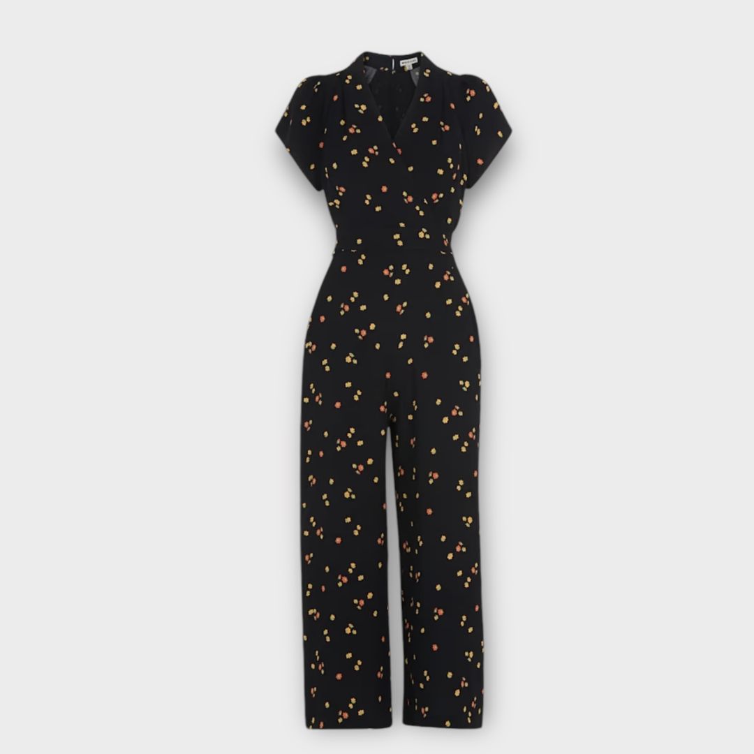 Whistles Floral Tie Back Jumpsuit - 6