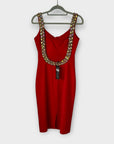 Pia Michi Open Back Beaded Dress - 10