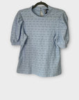 Pieces Puff Sleeve Blouse - 12 (L)