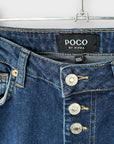 Poco By Pippa Button Crop Jeans - 10 (Short)