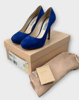 Prada Suede Platform Stiletto Heels - 4/37